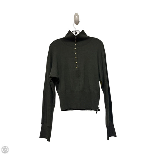 Top Long Sleeve By H&m In Green, Size: M