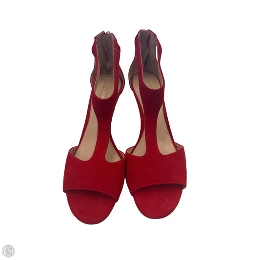 Sandals Heels Stiletto By Antonio Melani In Red, Size: 9.5