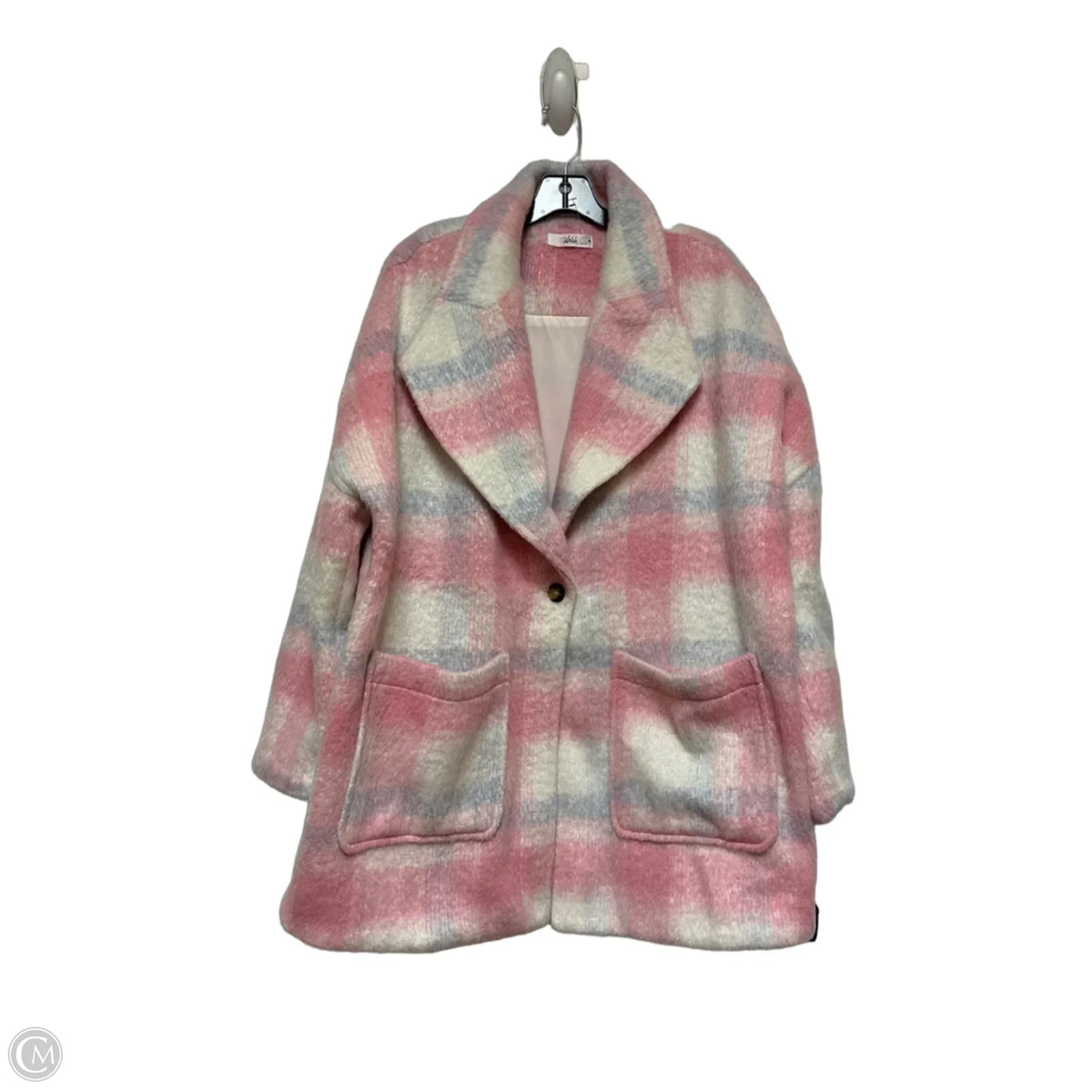 Jacket Fleece By Talulah In Plaid Pattern, Size: M