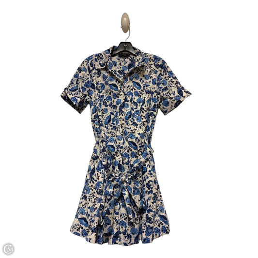 Dress Designer By Kate Spade In Blue & White, Size: S