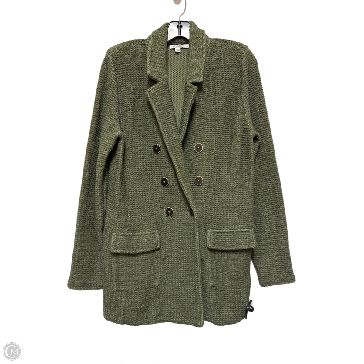 Blazer By Chicos In Green, Size: M