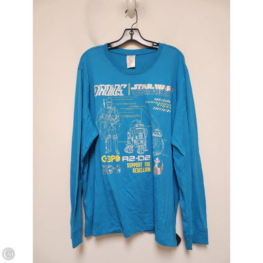 Top Long Sleeve Basic By Disney Store In Blue, Size: Xl