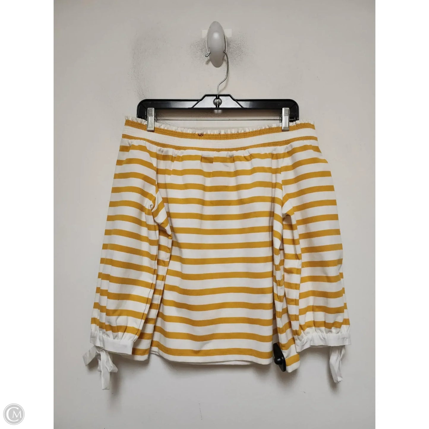 Top Short Sleeve By J. Crew In Striped Pattern, Size: M