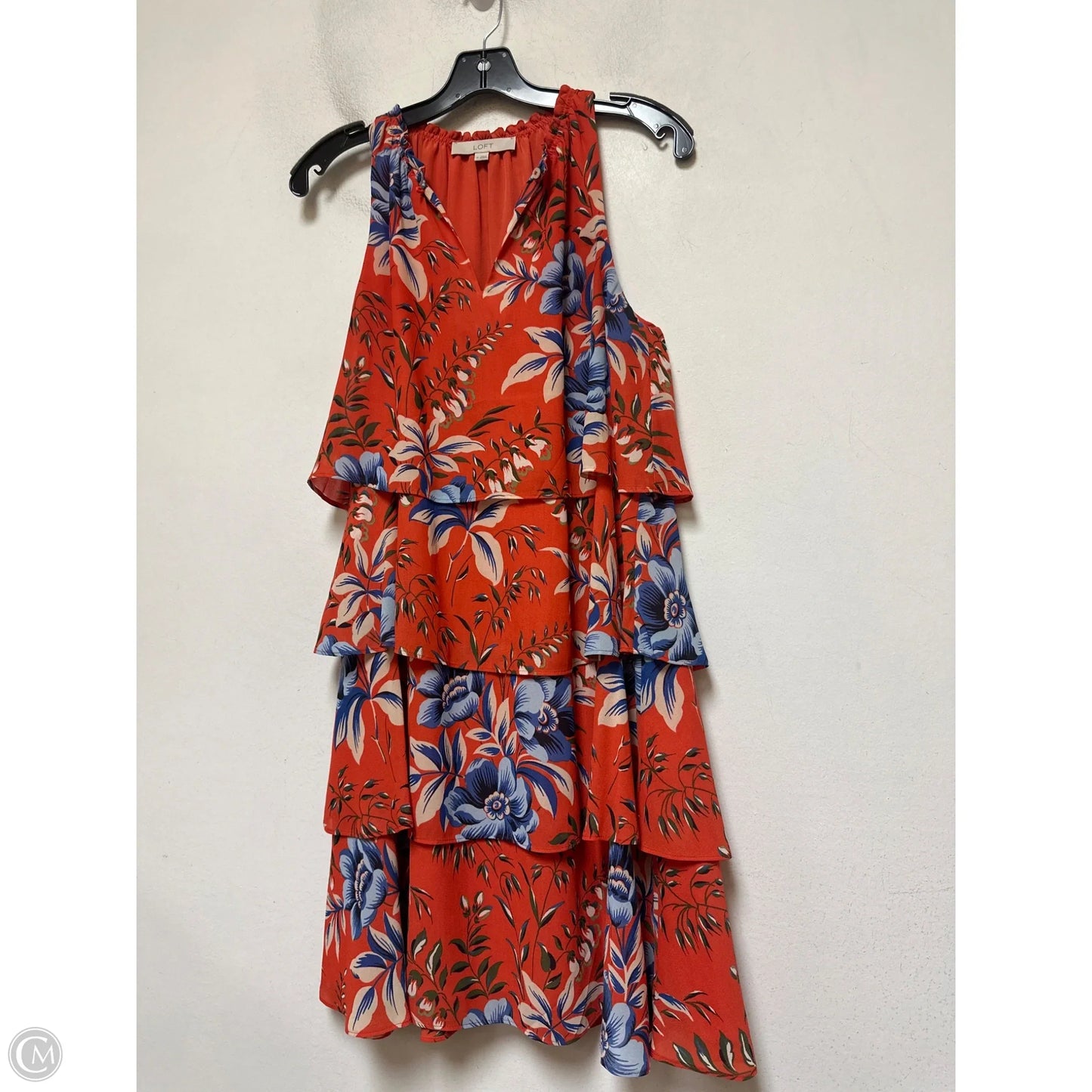 Dress Casual Short By Loft In Orange, Size: M