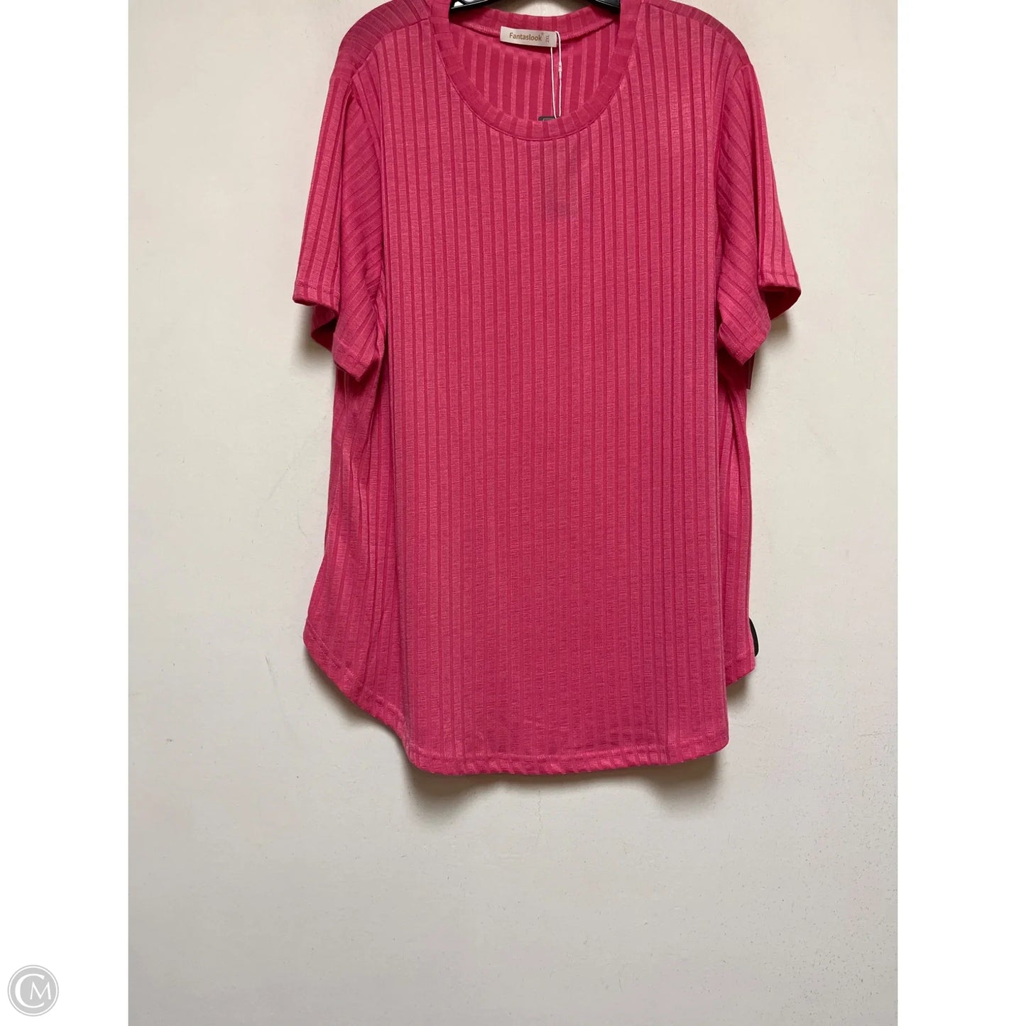 Top Short Sleeve By Clothes Mentor In Pink