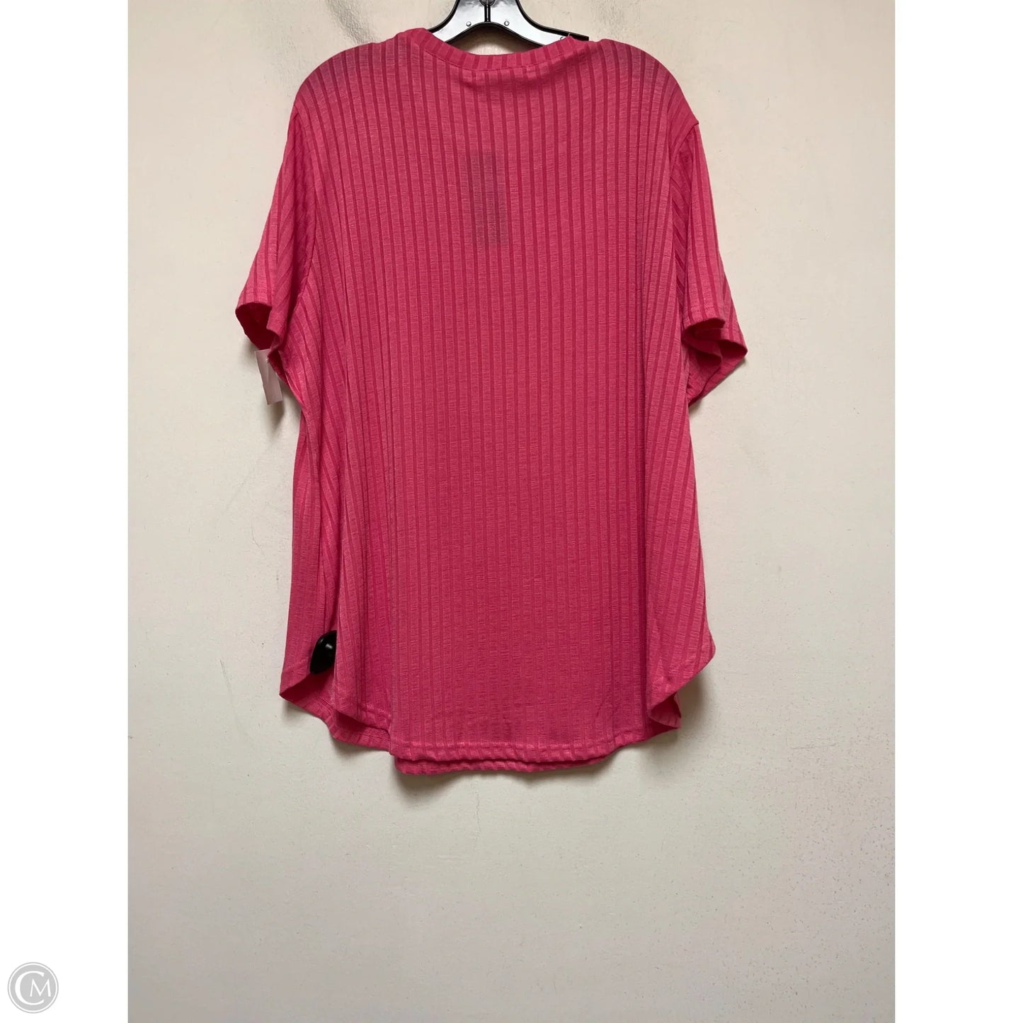 Top Short Sleeve By Clothes Mentor In Pink