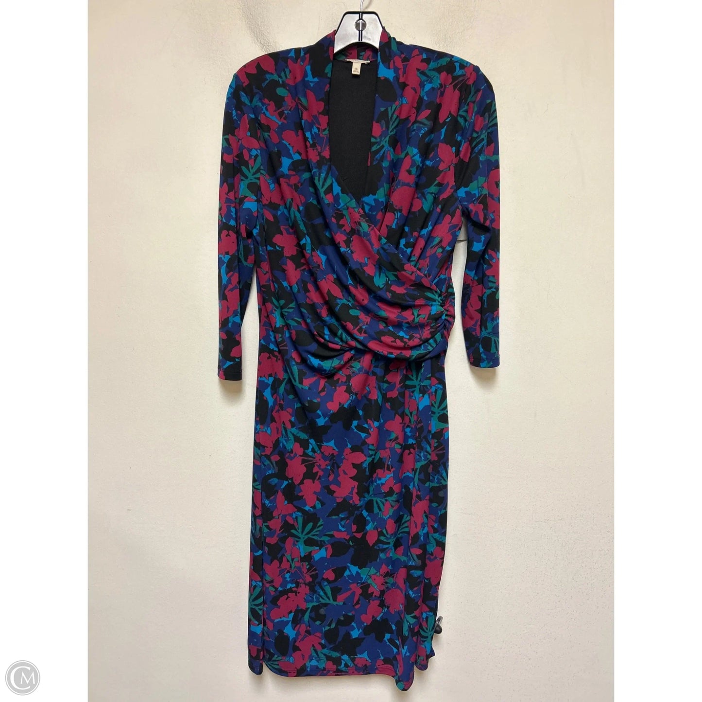 Dress Casual Midi By Talbots In Floral Print, Size: Mp