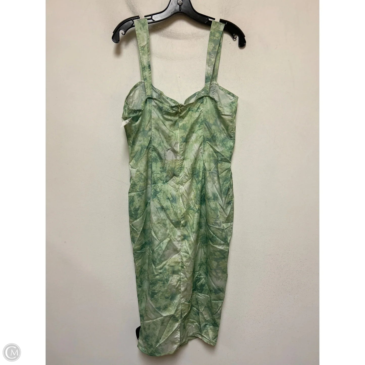 Dress Casual Midi By Pretty Little Thing In Green, Size: 10