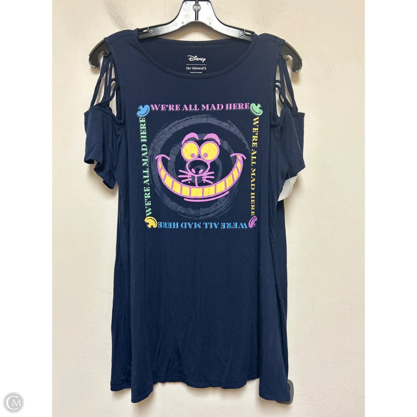 Top Short Sleeve By Disney Store In Navy, Size: Xl