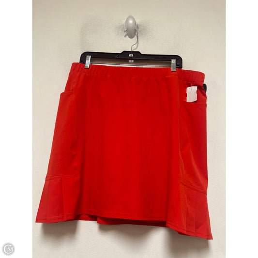 Skort By Chicos In Red, Size: 14