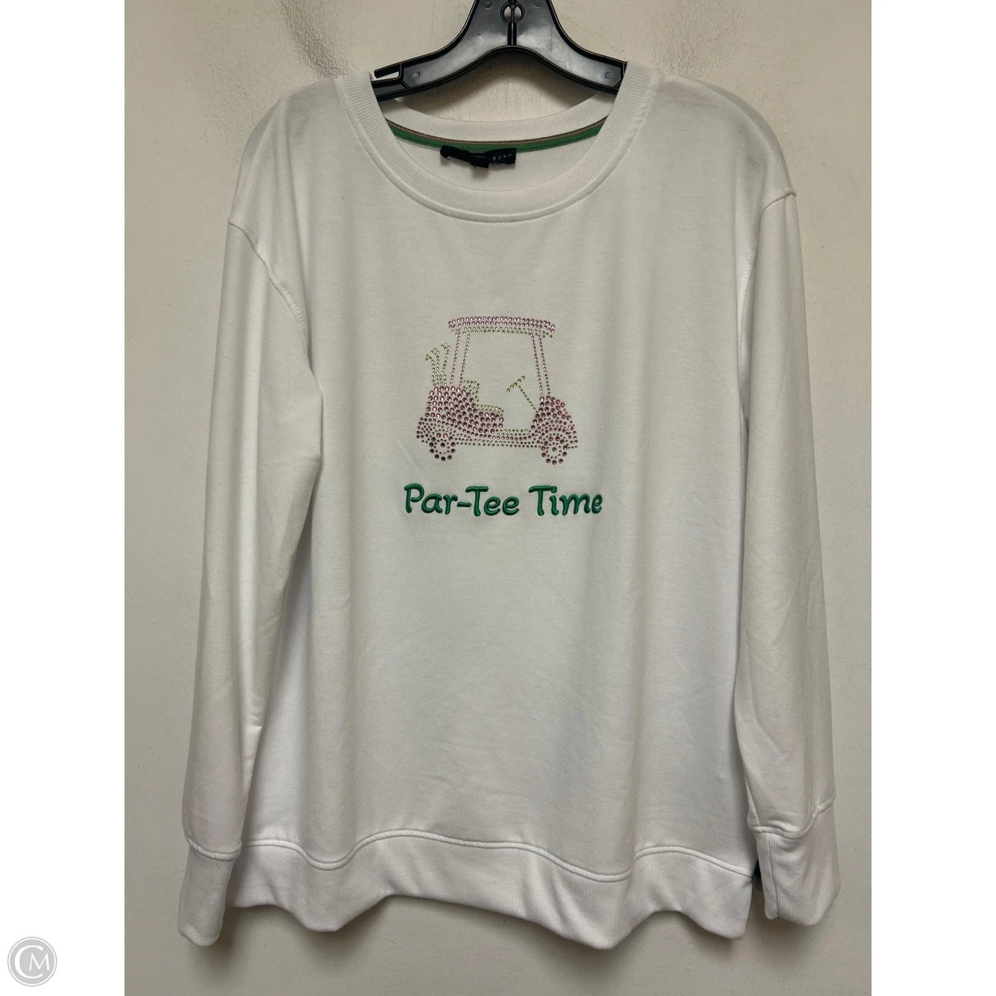 Sweatshirt Crewneck By Jane And Delancey In White, Size: M