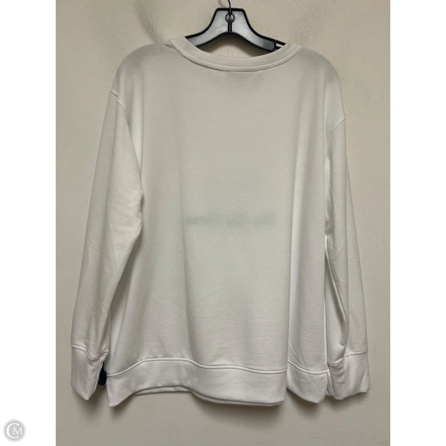 Sweatshirt Crewneck By Jane And Delancey In White, Size: M