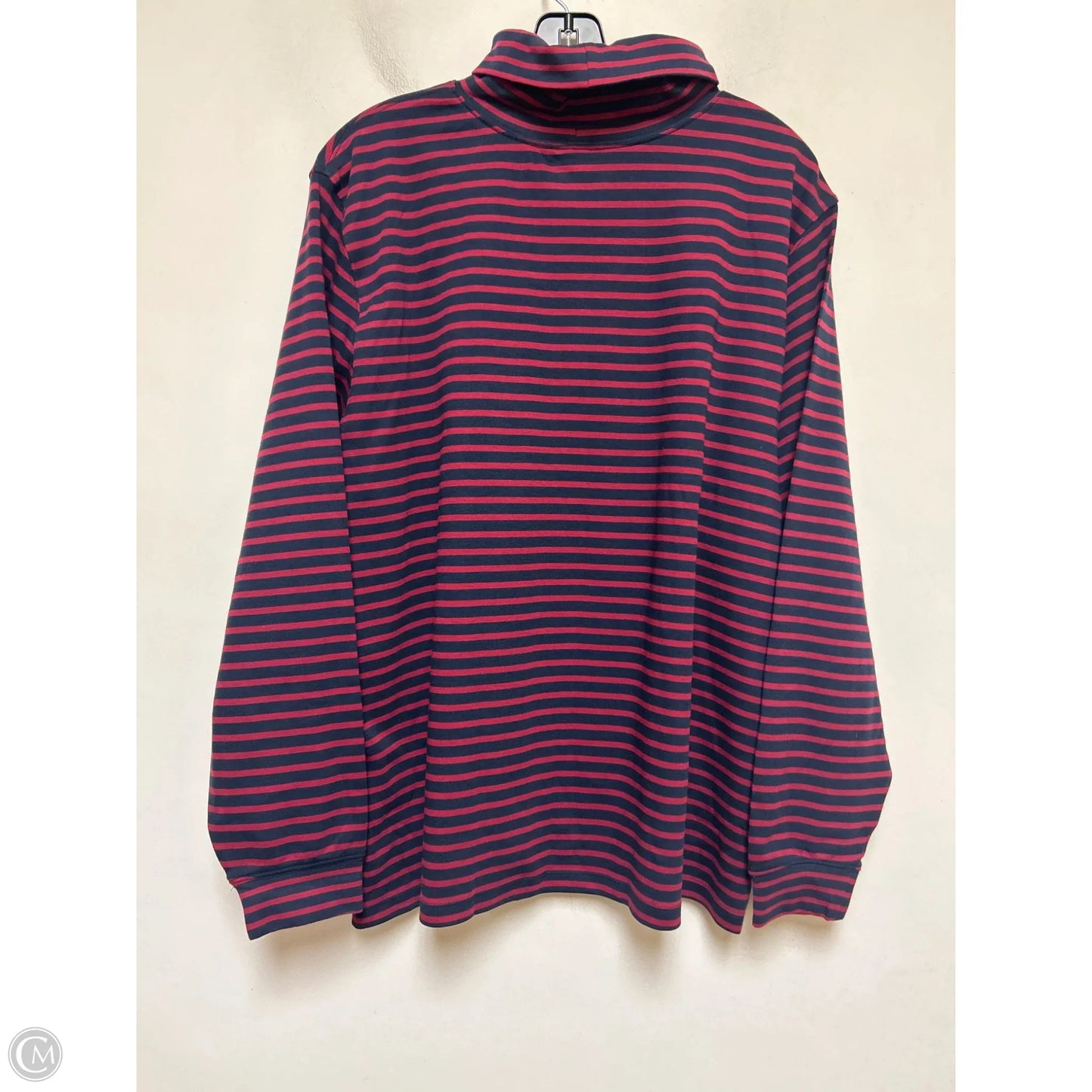 Top Long Sleeve Basic By L.l. Bean In Striped Pattern, Size: 3x