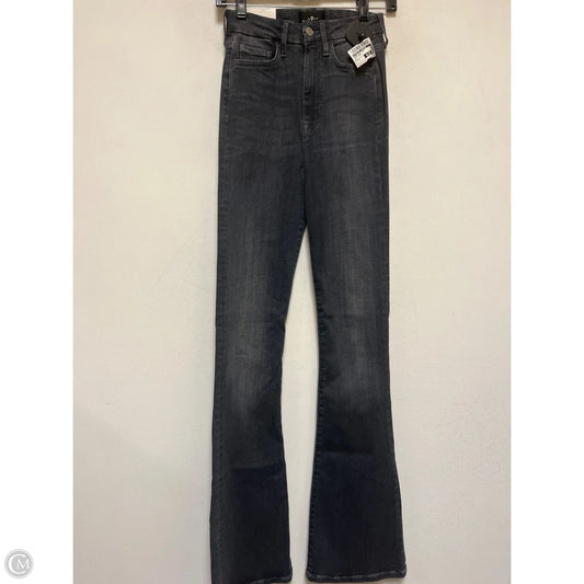 Jeans Boot Cut By 7 For All Mankind In Grey Denim, Size: 2
