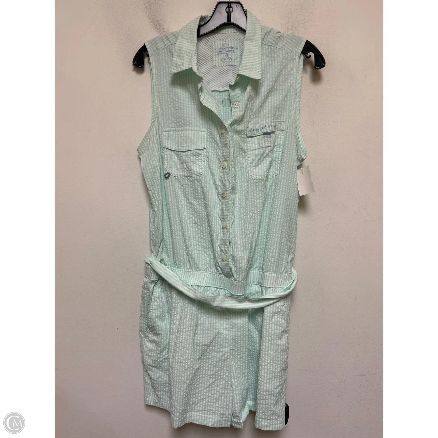 Athletic Dress By Vineyard Vines In Striped Pattern, Size: M