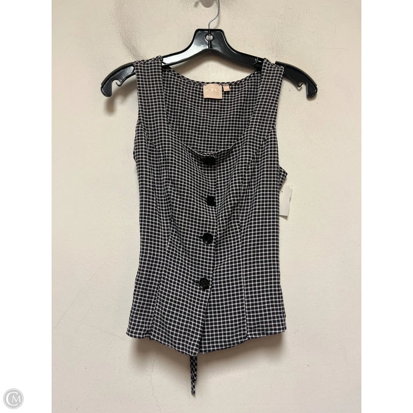 Pants Set 2pc By Good Luck Gem In Plaid Pattern, Size: S