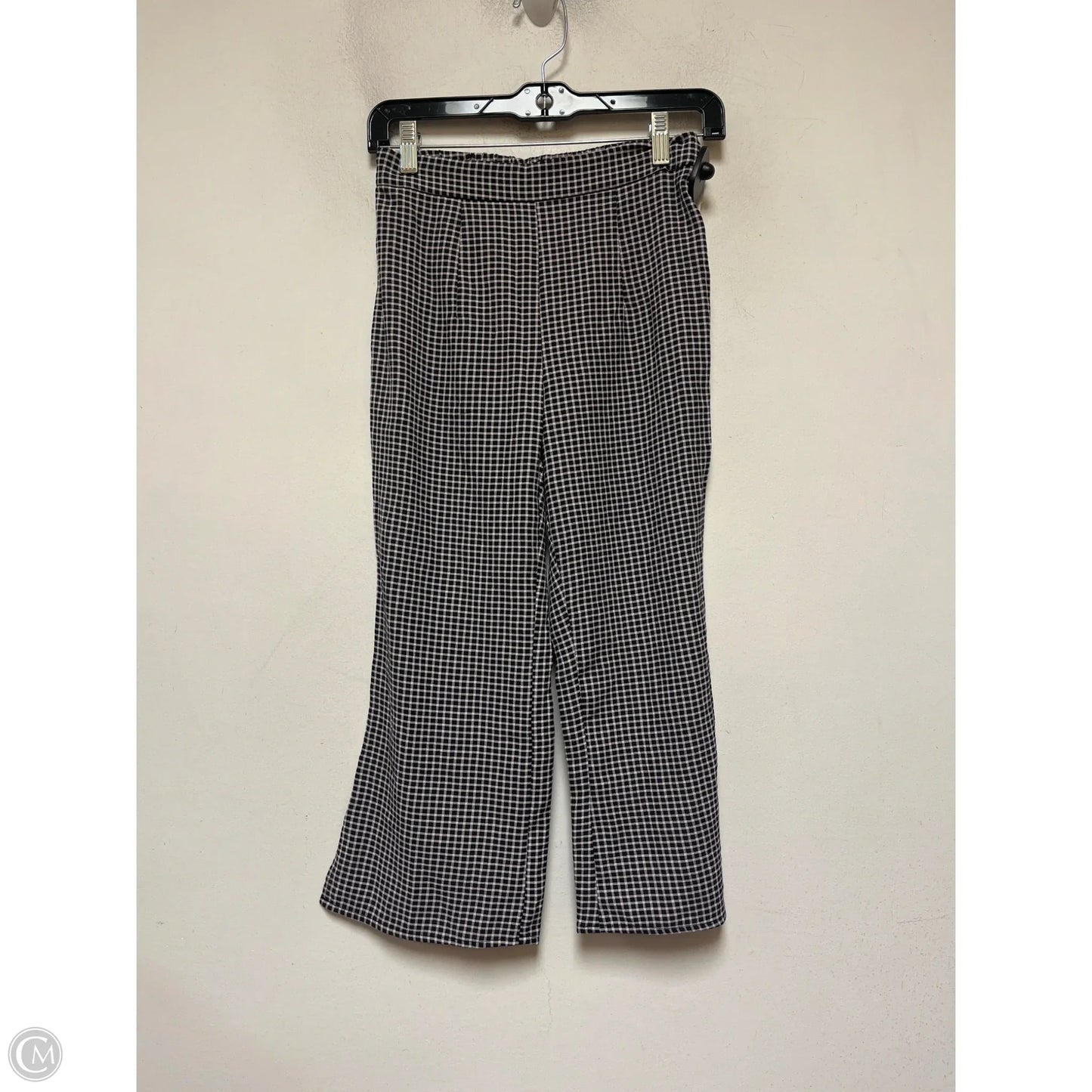 Pants Set 2pc By Good Luck Gem In Plaid Pattern, Size: S
