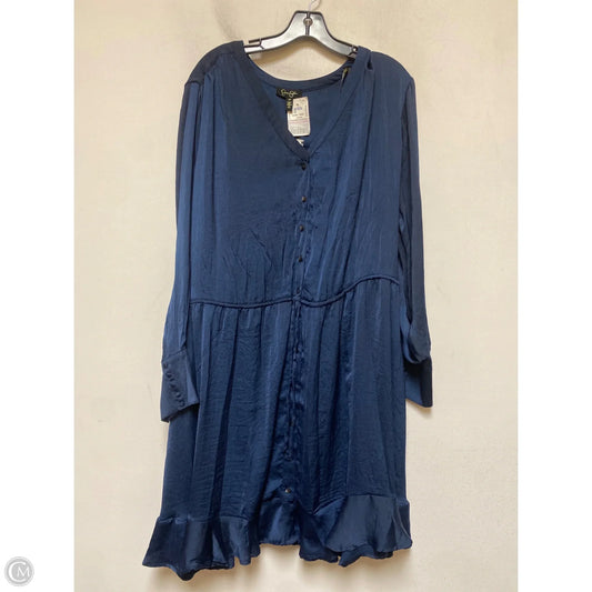 Dress Casual Short By Jessica Simpson In Navy, Size: 3x