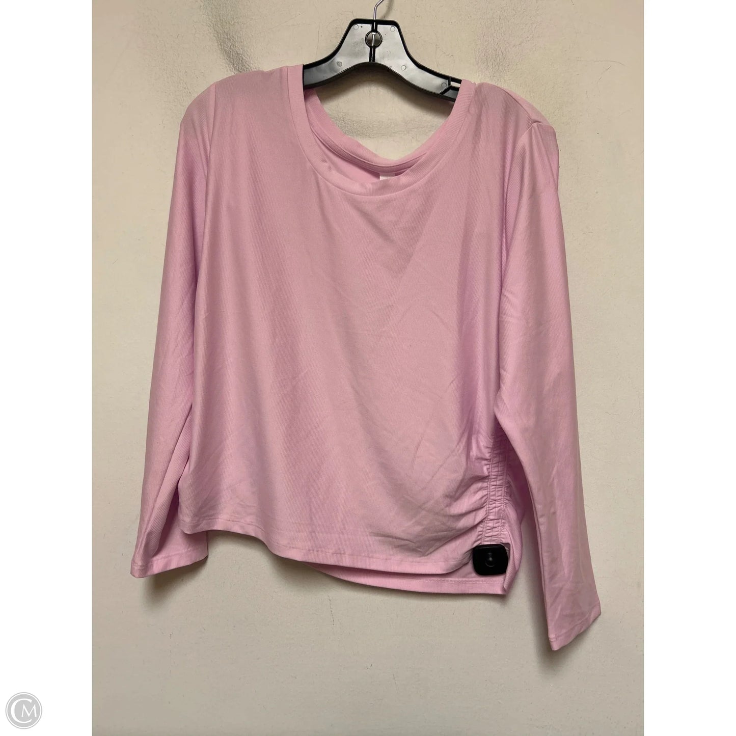 Athletic Top Long Sleeve Crewneck By All In Motion In Pink, Size: Xl