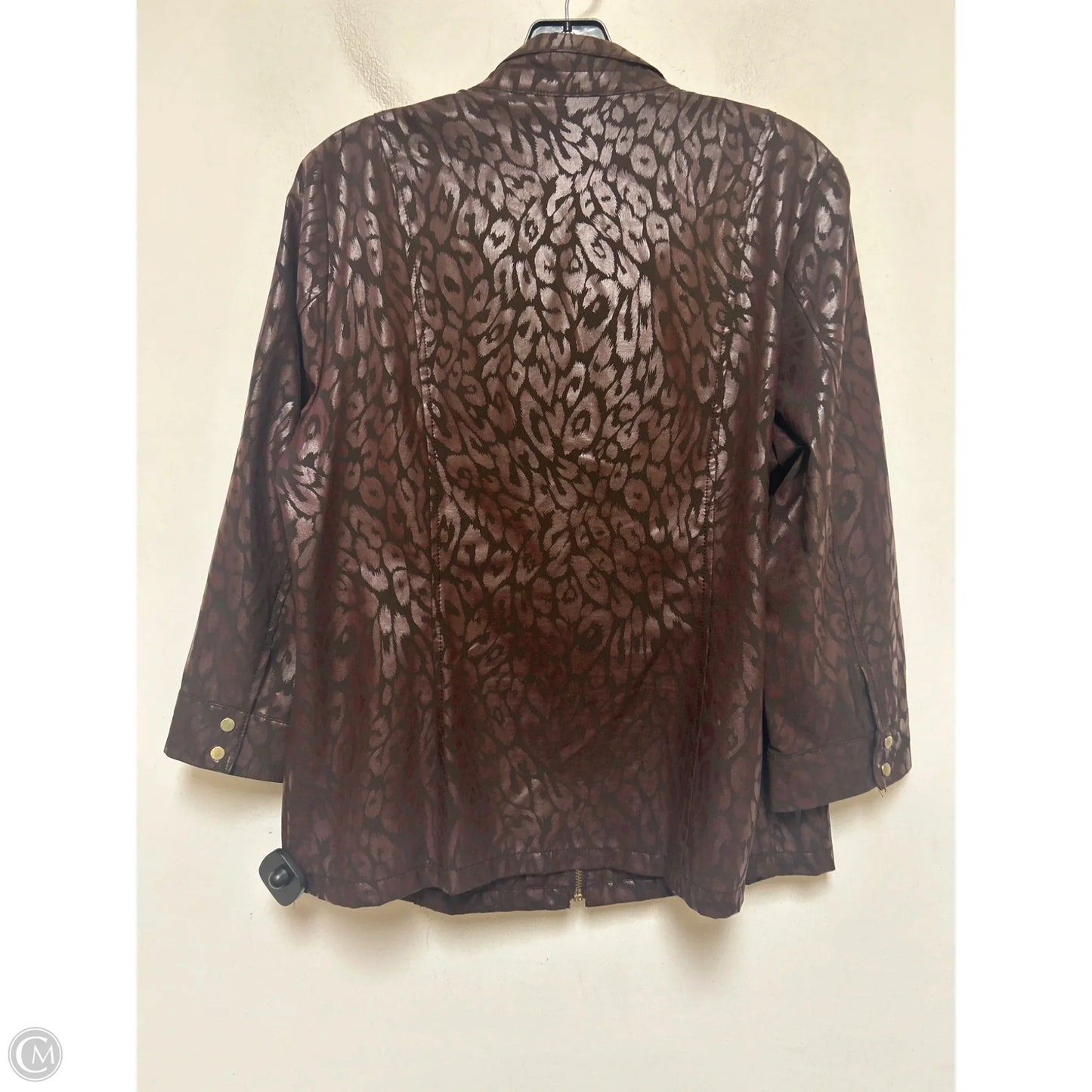 Jacket Other By Chicos In Animal Print, Size: M