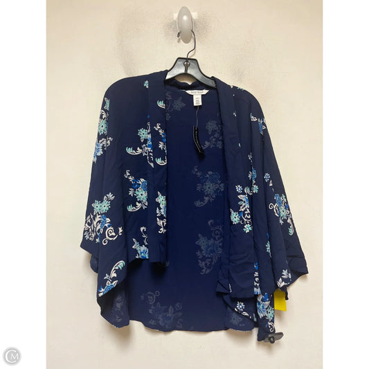 Top Short Sleeve By White House Black Market In Navy, Size: Xs
