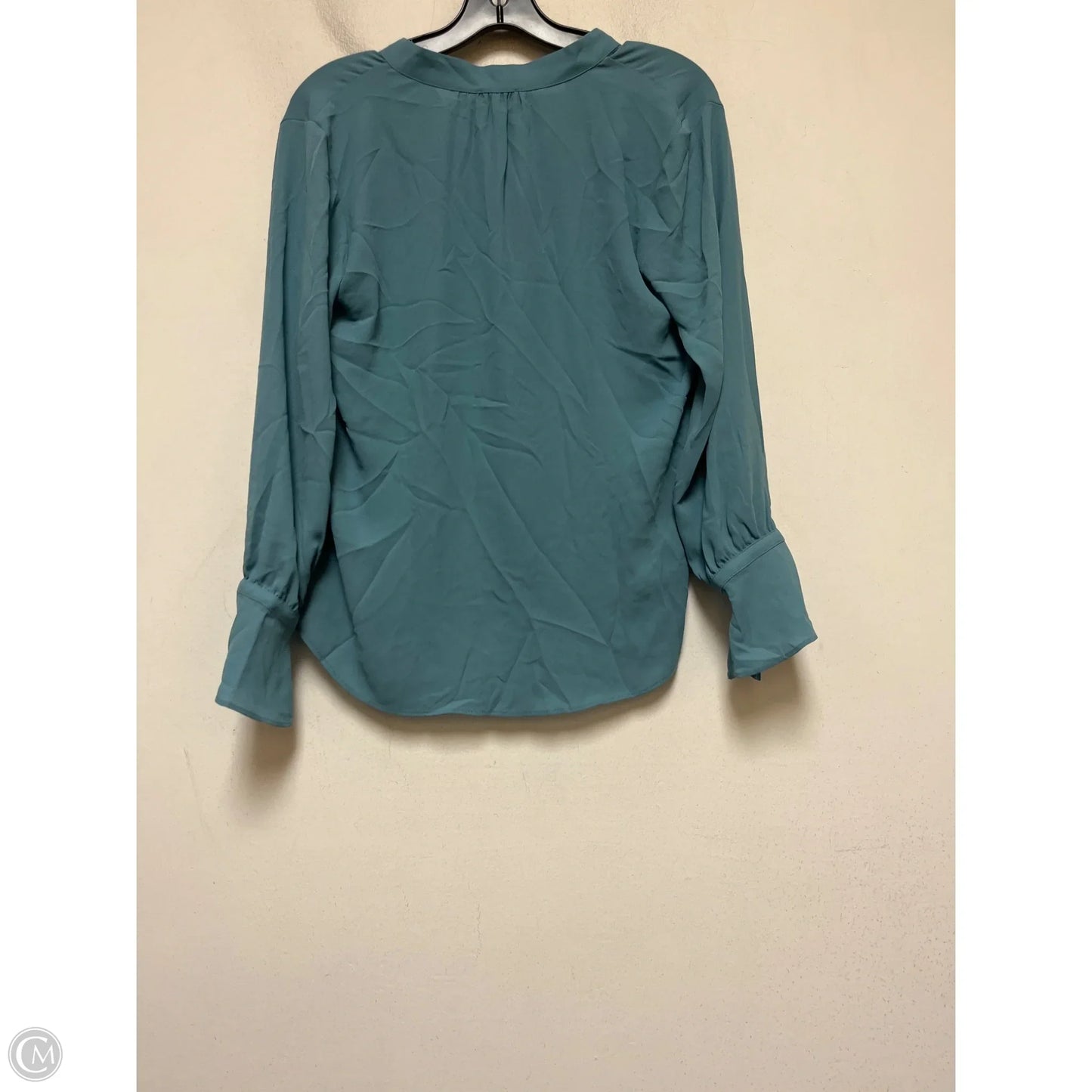Top Long Sleeve By Ann Taylor In Teal, Size: Sp