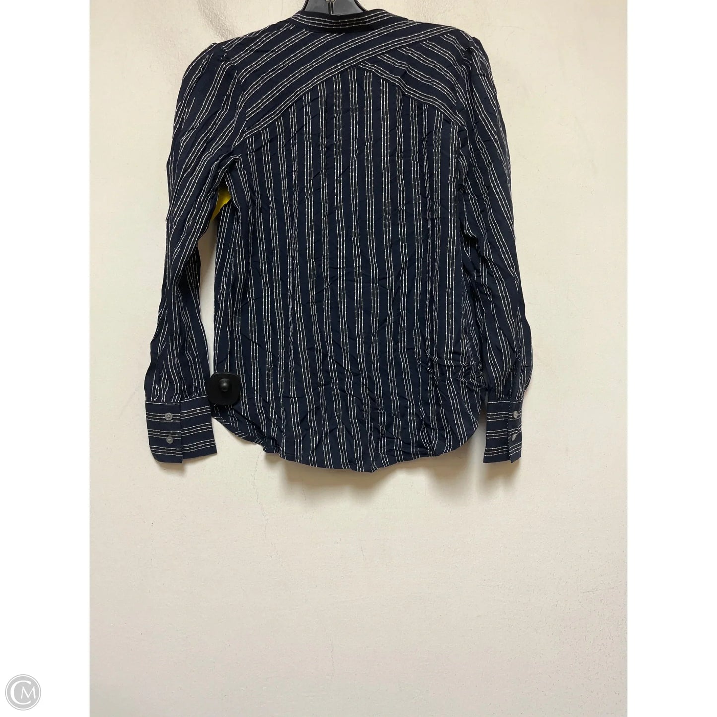 Top Long Sleeve By Loft In Navy, Size: Xsp