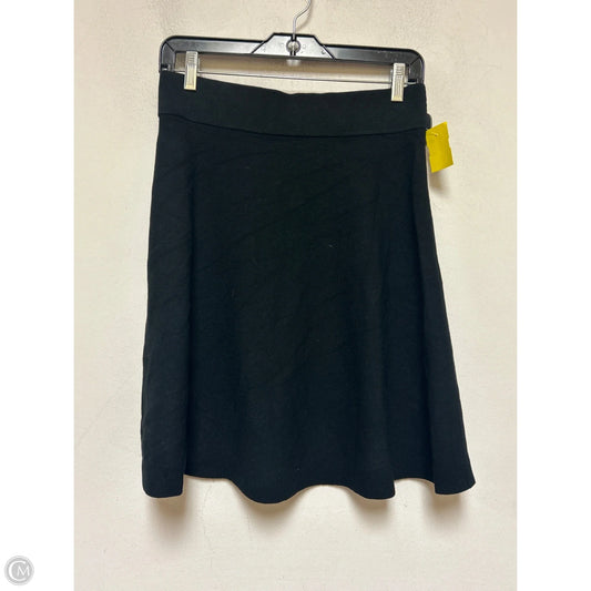 Skirt Midi By Ann Taylor In Black, Size: 4