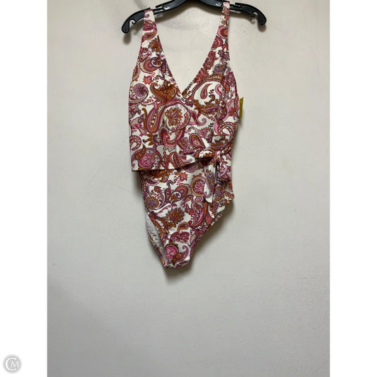 Swimsuit By Shade & Shore In Paisley Print, Size: Xl