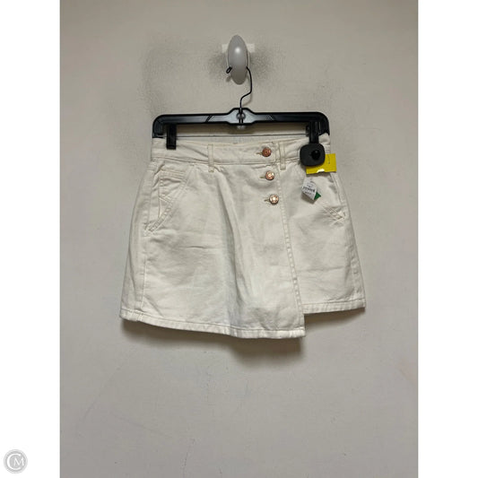 Skort By Gap In Ivory, Size: 0p