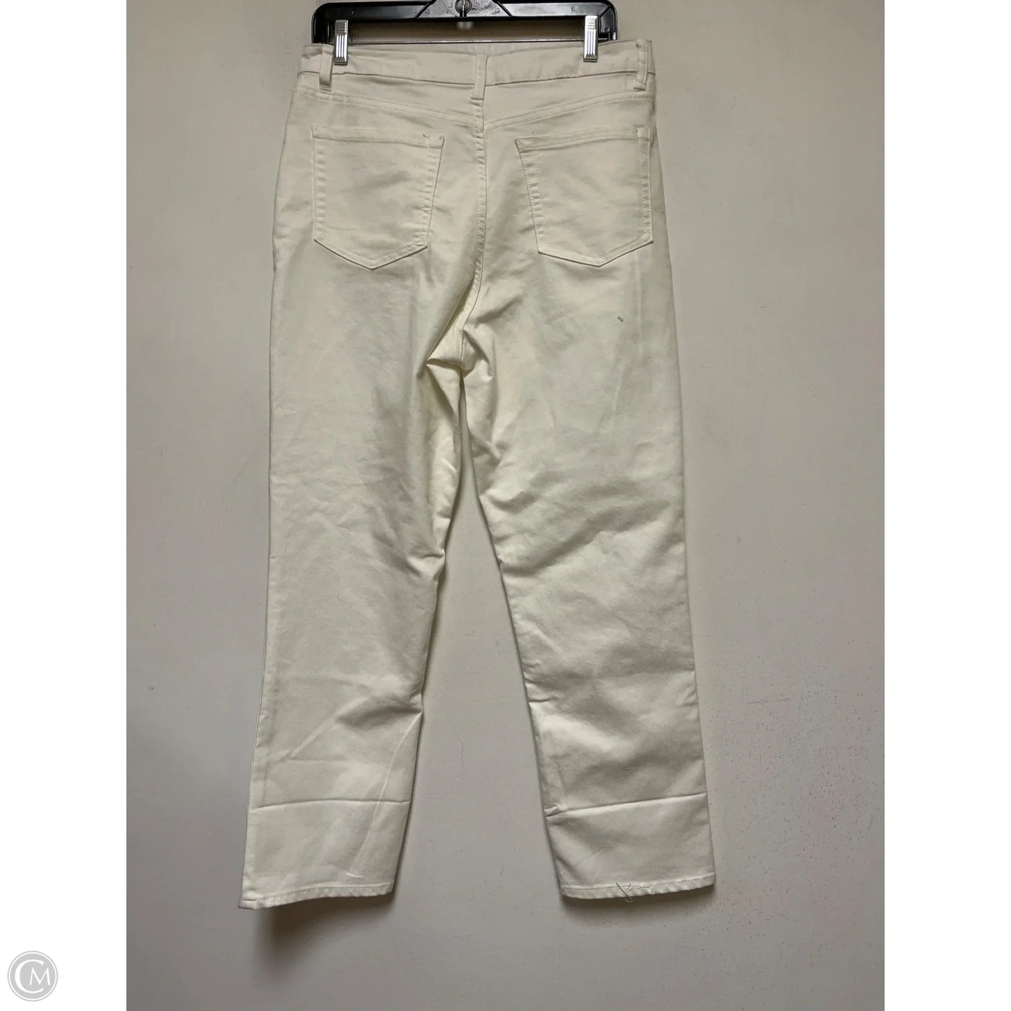 Jeans Designer By Frye In White Denim, Size: 8