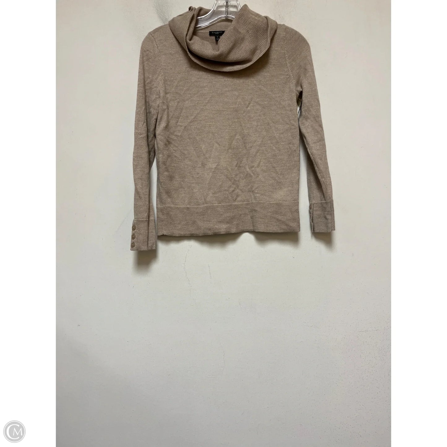 Sweater By Talbots In Tan, Size: Sp