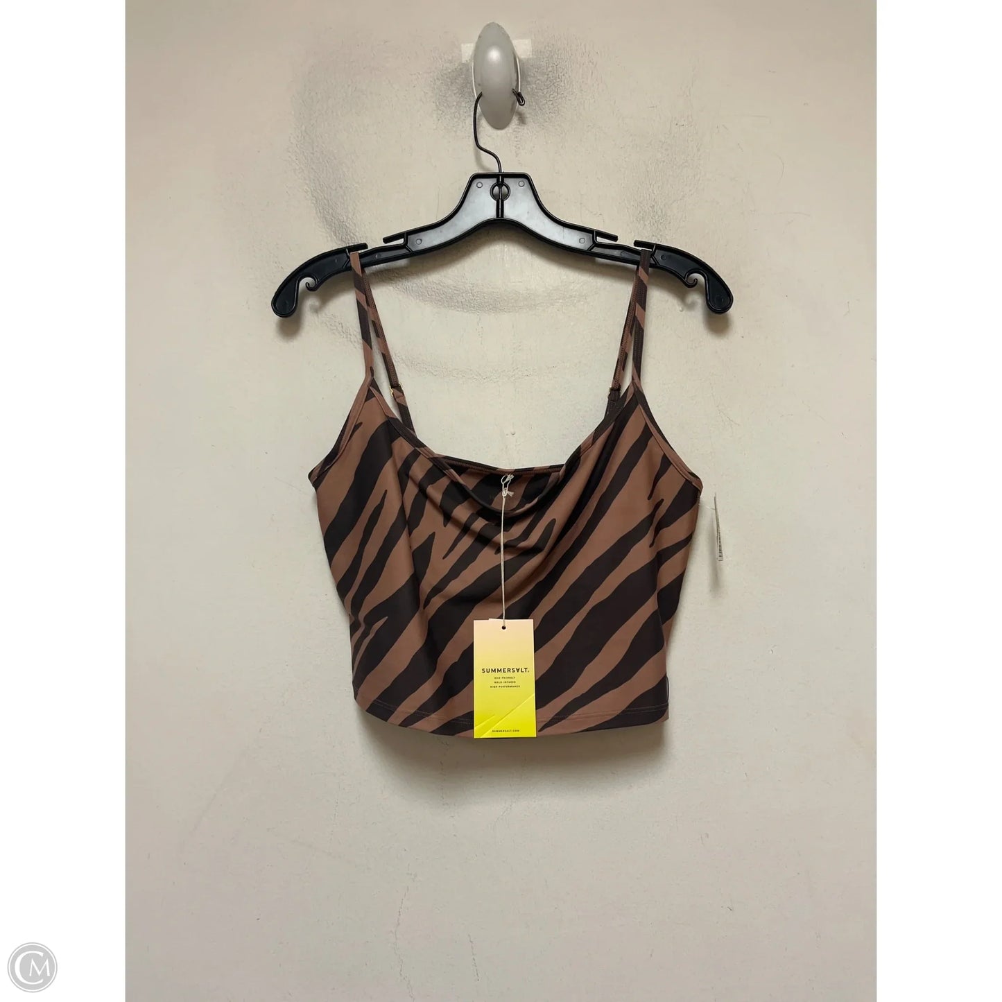 Athletic Tank Top By Summersalt In Animal Print, Size: L
