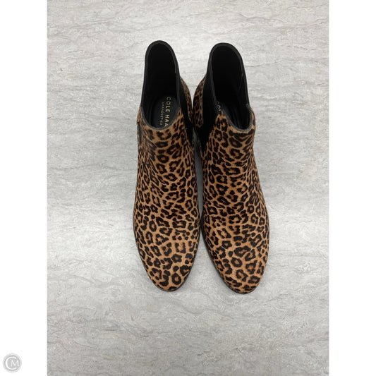 Boots Ankle Heels By Cole-haan In Animal Print, Size: 9