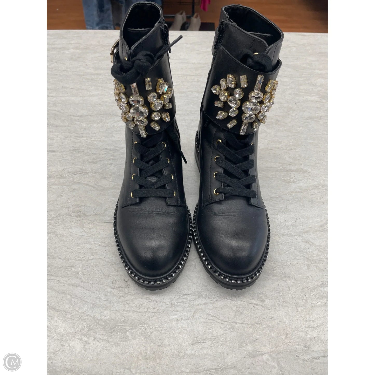 Boots Designer By Kurt Geiger In Black, Size: 6