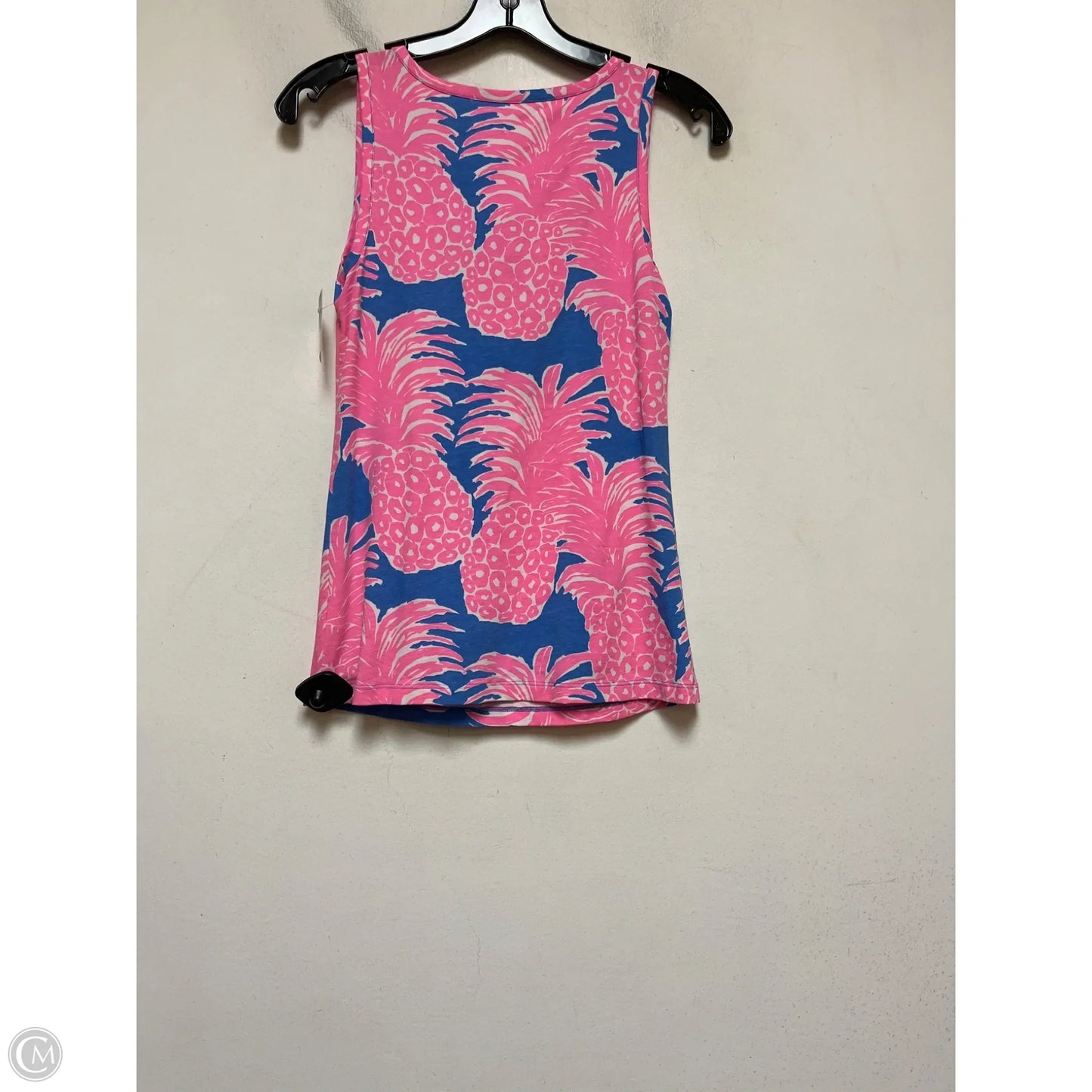Top Sleeveless Designer By Lilly Pulitzer In Blue & Pink, Size: Xxs