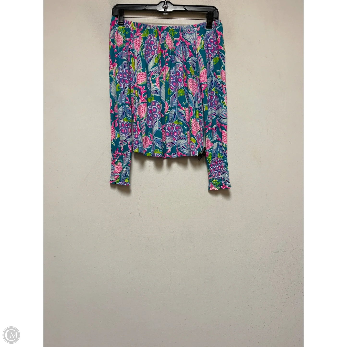 Top Long Sleeve Designer By Lilly Pulitzer In Nautical Print, Size: Xxs