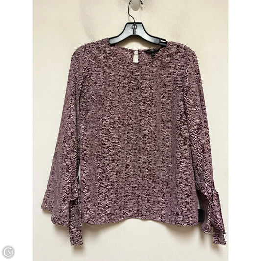 Top Long Sleeve By Banana Republic In Maroon, Size: Sp
