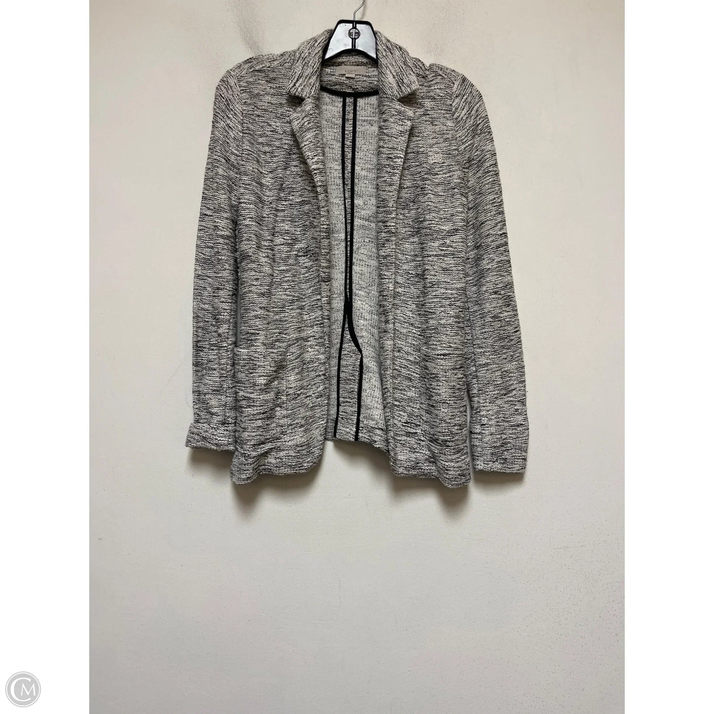 Blazer By Loft In Black & White, Size: Xsp