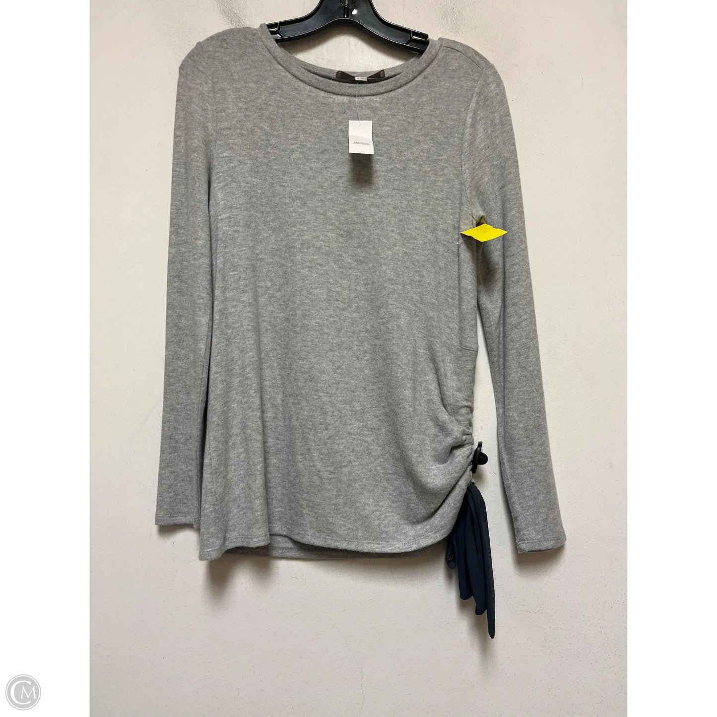 Top Long Sleeve By Loft In Grey, Size: Xs