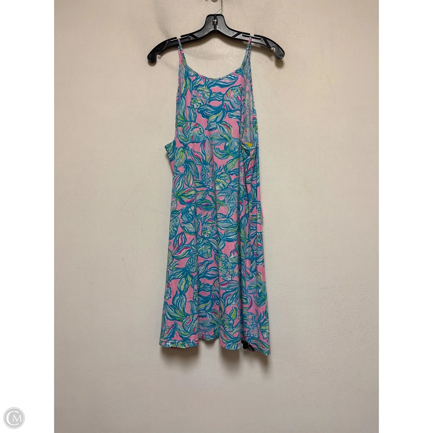 Dress Designer By Lilly Pulitzer In Blue & Pink, Size: L