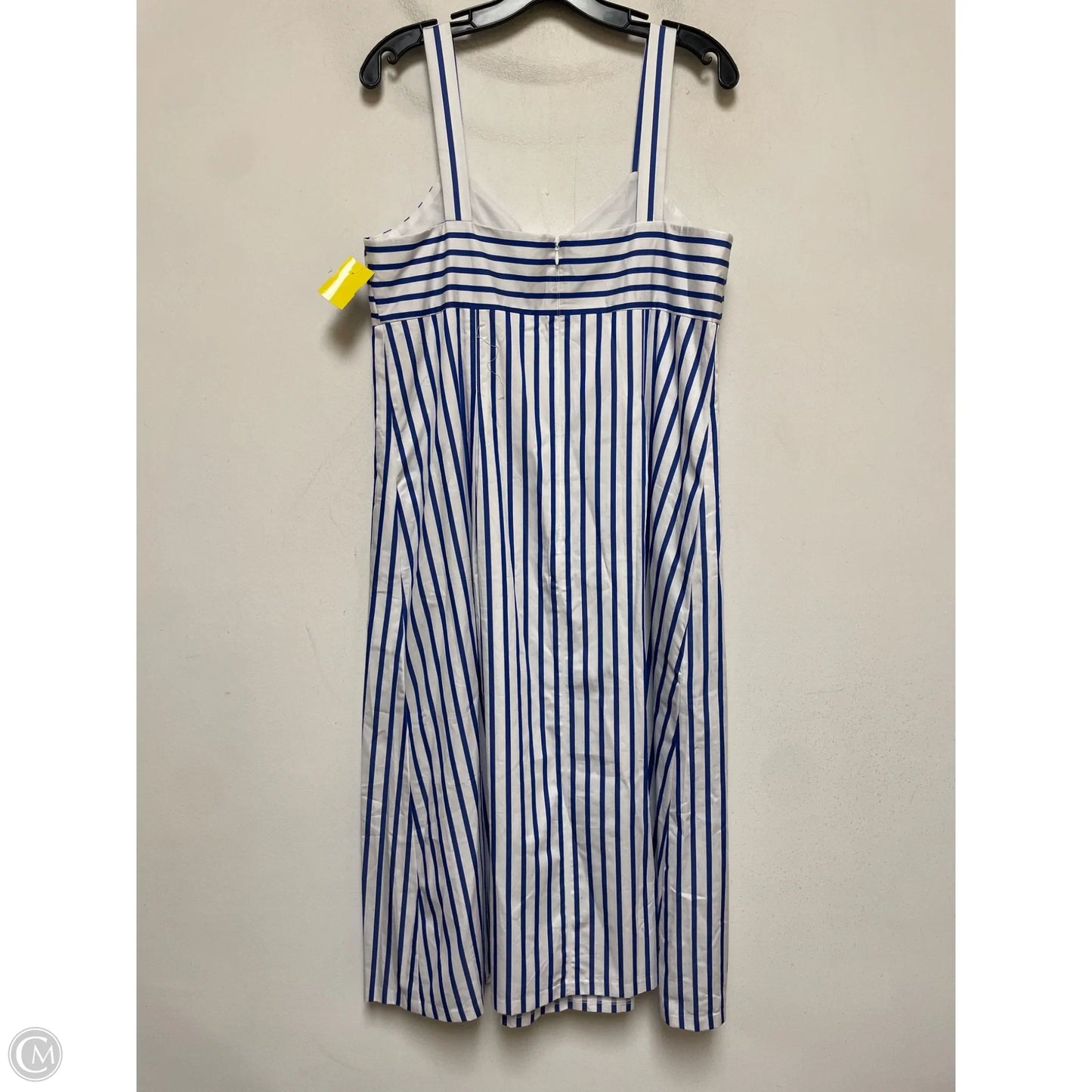 Dress Casual Midi By Talbots In Striped Pattern, Size: Lp