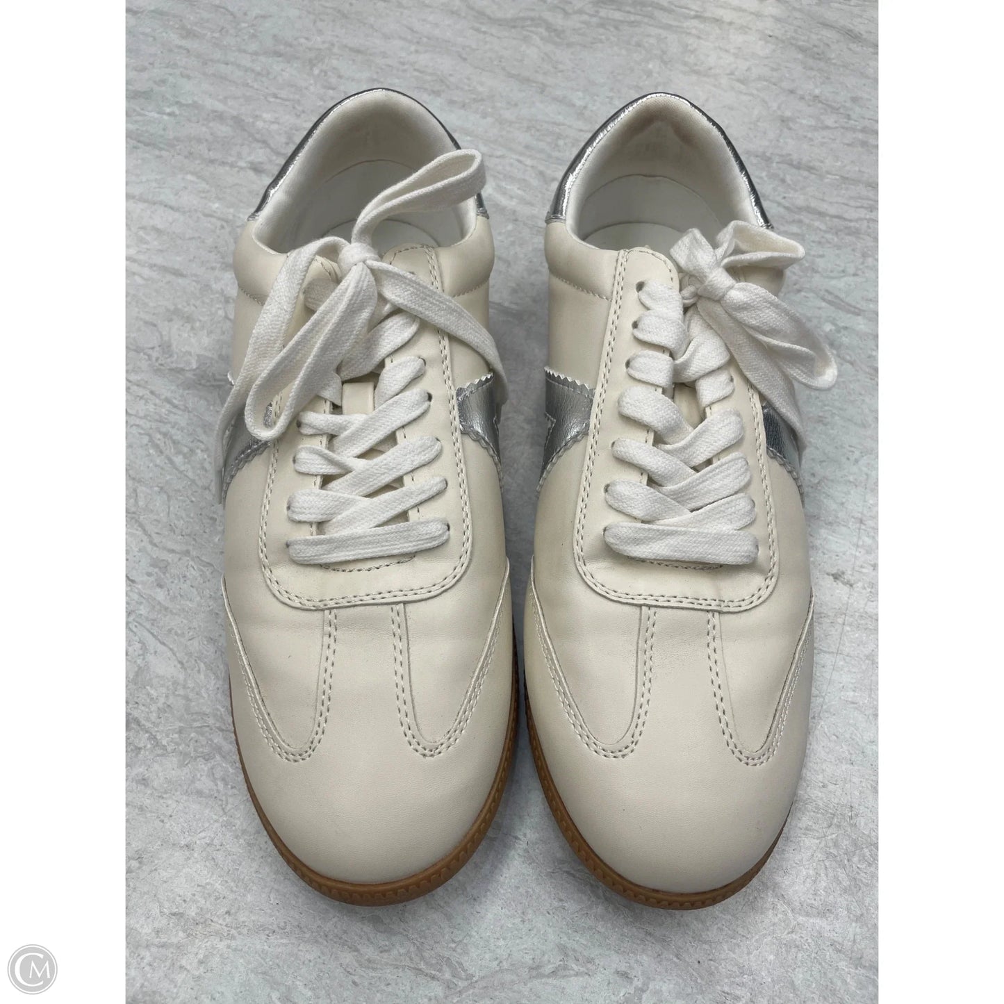 Shoes Sneakers By Mia In Cream, Size: 10
