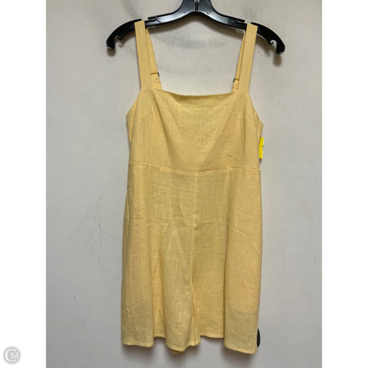 Romper By Express In Yellow, Size: Xs