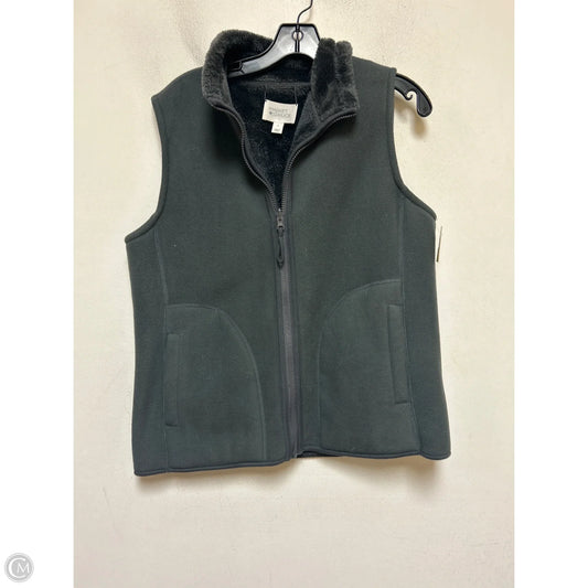 Vest Faux Fur & Sherpa By Market & Spruce In Grey, Size: L