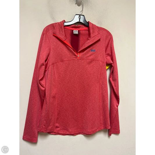 Athletic Jacket By Helly Hansen In Pink, Size: L