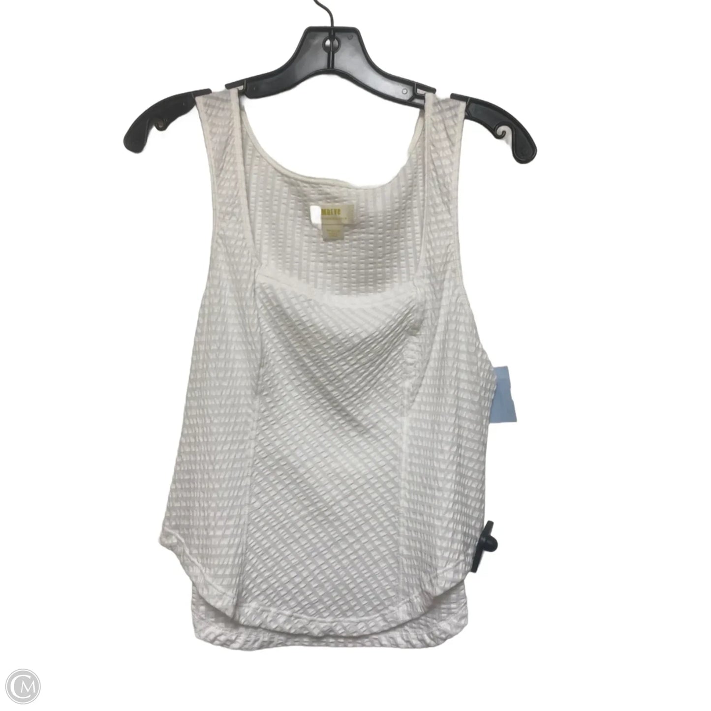 Top Sleeveless By Maeve In White, Size: M