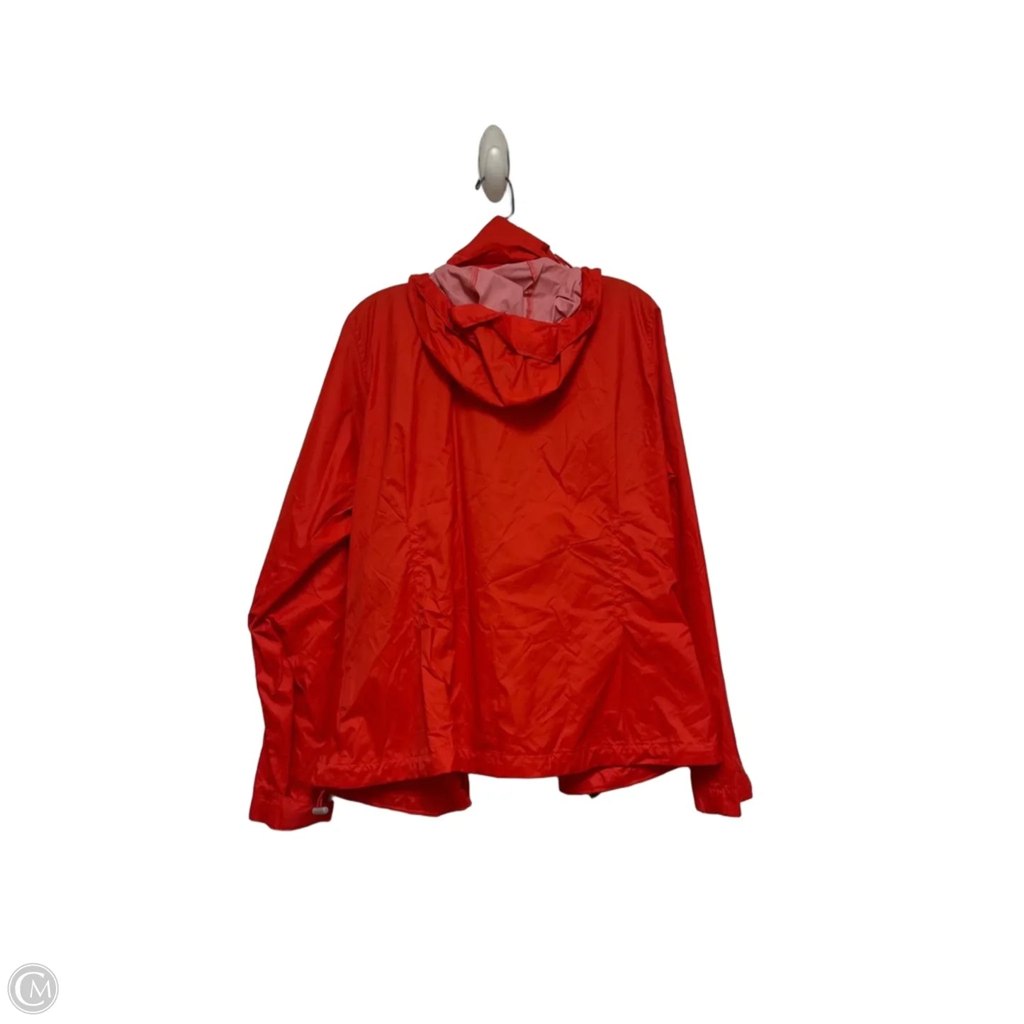 Jacket Windbreaker By Columbia In Red, Size: Xl