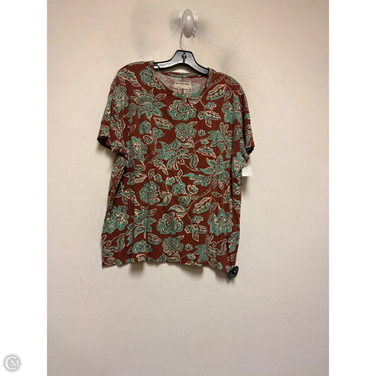 Top Short Sleeve Basic By We The Free In Brown, Size: Xs