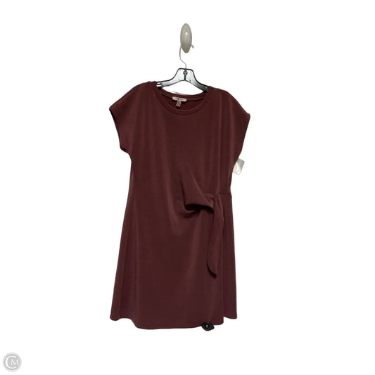 Dress Casual Short By Cable And Gauge In Maroon, Size: L